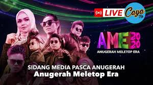 Anugerah ini merupakan kesinambungan kepada penganjuran anugerah era dan menggunakan tema yang. Sidang Media Pasca Anugerah Meletop Era Ame 2020 Secara Langsung Youtube