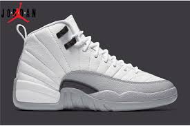 Jordan 12 Black Red White Men S Women S Air Jordan 12 Gs Barons Basketball Shoes White Black Wolf Grey 510815 108 Jordan Jordan 12 Shoes Sale Onlin Sneakers Fashion Sneakers Air Jordans