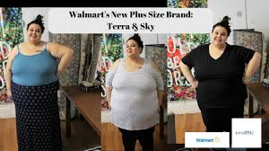 walmarts plus size brand terra and sky