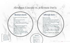 abraham lincoln vs jefferson davis by rona mejiritski on prezi