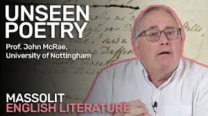 Teaching Unseen Poetry next academic year? We have the perfect course for  you! Over 17 lectures, Prof. John McRae provides a step-by-step guide for  approaching unseen poetry: https://t.co/VY0TmBrwJC