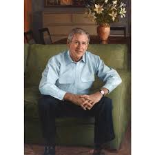 Bush became the 43rd president of the united states on the republican ticket in the election of 2000. George W Bush National Portrait Gallery