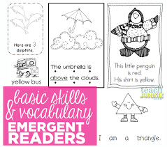 Kids can learn color words as they read the simple, predictable text. 52 Free Emergent Readers For All Year Long Teach Junkie