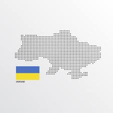 A printable pdf version of the flag is also available. Free Vector Ukraine Map Design With Flag And Light Background Vector