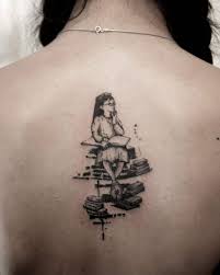 Book Lover Tattoo On Back Book Lover Tattoo Book Tattoo Tattoos