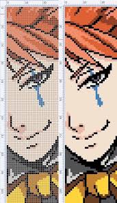 Pin Ot Polzovatelya April May June Na Doske Perler Anime Obrazec Iskusstva Uzory Plastikovogo Holsta Zakladki Vyshitye Krestikom