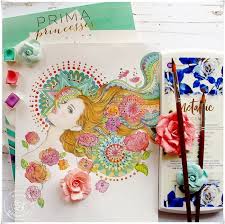 This fun book is excellent for children or adults. A Day Of Royalty With Prima Princesses Prima Watercolor Coloring Books Princess Coloring