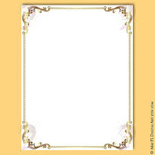 Document Frames Page Borders 8x11 Gold Floral Foliage Leaf Etsy In 2020 Page Borders Scrapbook Frames Wedding Frames