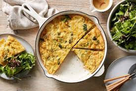 Curtis Stone's broccoli, potato and cheese frittata