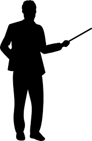 Silhouette Wand Teacher - Free vector graphic on Pixabay