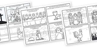 The Easter Story Sequencing Cards Sequencing Cards Easter Story Story Sequencing