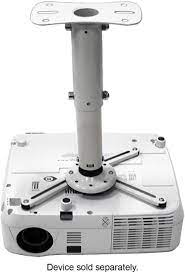 You can adjust any one of them to the height that will best suit your purpose. Kanto Ceiling Mount For Most Projectors White P101w Best Buy