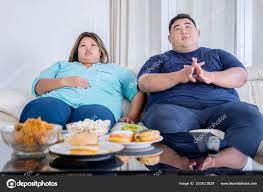 Casal de gordos