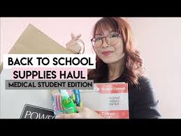 BACK TO SCHOOL SUPPLIES HAUL (Medical Student)
