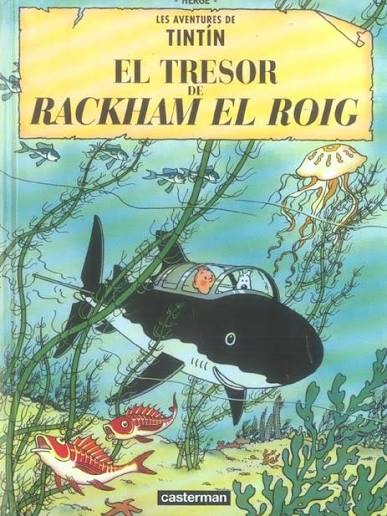 Couverture de Les aventures de Tintín - El tresor de Rackham el roig