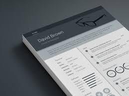 free material design resume template