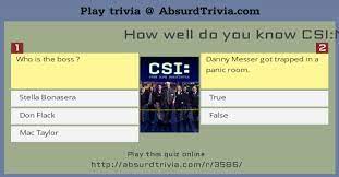 May 28, 2021 · a comprehensive database of more than 35 histology quizzes online, test your knowledge with histology quiz questions. Trivia Quiz How Well Do You Know Csi Ny