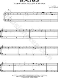 Piano solo, late beginner, early intermediate. Cantina Band From Star Wars Sheet Music Easy Piano Piano Solo In F Major Download Print Sku Mn0118693