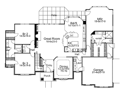 You'll find that a one story house. Le Chateau One Story Home Plan 007d 0117 House Plans And More