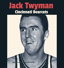Jack Twyman had a notable collegiate career at the University of  Cincinnati, where he scored a total of 1,598 points and averaged 24.6  points alongside 16.5 rebounds per game, significantly contributing to