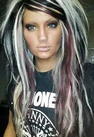 Medium Black And Blonde Hairstyles Burgundy Blonde Hair Styles Funky Hairstyles Long Hair Styles