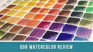 qor watercolor review color mixing chart and brand comparisons