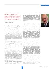 PDF) POLAND'S LONG-TERM MACROECONOMIC PERFORM