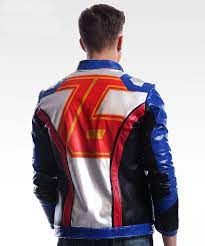 Limited Edition Overwatch Soldier 76 Cosplay Pu Leather Jackets Winter Thick Fleece Coat Clothing Pu Leather Jacket Jackets Leather Coat