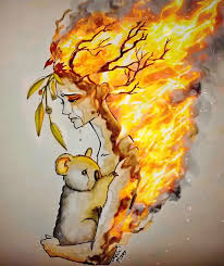 Help Me Environmental Art Earth Drawings Mother Earth Art
