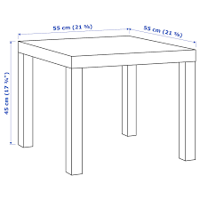 Has been added to your cart. Ikea Lack Coffee Table Side Table End Display Square Small Office Home 55x55cm