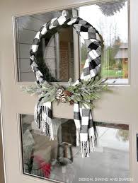 Black And White Buffalo Plaid Christmas Wreath Red And White Christmas Porch Buffalo Check Christmas Decor Buffalo Plaid Christmas Decor Plaid Christmas Decor