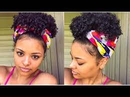 These headbands/ties are perfect for preventing your style from being too tight Easy Head Wrap Tutorial For Natural Hair Youtube