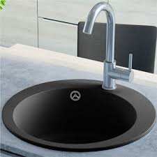 It's an essential fitting that the entire family will make use of, so finding the perfect kitchen sink that can be used for year after year is an incredibly important process. Granite Kitchen Sink Single Basin Round Black