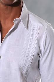 French Cuff Formal Shirt Guayabera Lace Long Sleeve High Quality Linen Premium Wedding Shirts Men Shirt Style Mexican Wedding Shirt