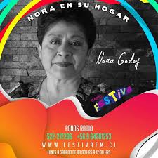 EN VIVO EL MATINAL " NORA EN SU HOGAR " SALUDOS Y PEDIDOS MUSICALES AL  +56964281253 Y AL RED FIJA 522212206 link directo a nuestro WhatsApp  https://wa.link/qsbbtn SITIO WEB: WWW.FESTIVAFM.CL