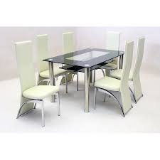 By cosco (2) top rated. Vegas Black Glass Rectangle Dining Table With Four Black Chairs