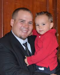 COO Brad Lucero III, with Ethan