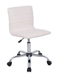 Amazon Com Amazonbasics Modern Adjustable Low Back Armless Ribbed Office Desk Task Chair White Gateway Desk Chair Adjustable Office Desks Task Chair