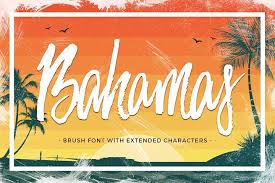 Cursive · script · feminine · masculine · formal · informal · messy · neat · scribbled · brushed · graffiti · … theme. Bahamas Brush Font 8277 Script Font Bundles Beach Fonts Brush Font Brush Fonts Free