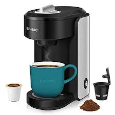 K cups are the best alternative to a standard coffee maker. Ezbasics Single Serve Coffee Maker Brewer Compatible With K Cup Pod Ground Coffee Loose Leaf Tea Black Mini Coffee Machine Comes With Reusable K Cups Pricepulse