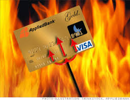 It's true that access to too much credit, even if it isn't used, can be a problem. Credit Cards From Hell Applied Bank Unsecured Visa Gold Card 1 Cnnmoney
