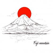 Illustration Mount Fuji Red Sun Sketch Japan Drawing Hand Drawn Stock V Sponsored Red Sun Fuji Ill Mount Fuji Japan Painting Mountain Illustration Here presented 42+ mt fuji drawing images for free to download, print or share. illustration mount fuji red sun sketch