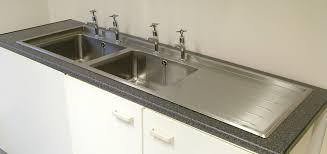double bowl inset sink tops