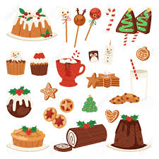 Please use and share these clipart pictures with your friends. Christmas Food Vector Desserts Holiday Decoration For Family Royalty Free Cliparts Vectors And Stock Illustration Image 89817634
