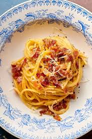 Spaghetti Alla Carbonara Recept Carbonara Wereldkeuken Voedsel Ideeen