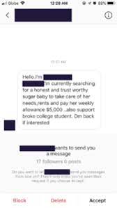 Maybe you would like to learn more about one of these? I Tried Replying To A Sugar Daddy Offer On Instagram And This Is What Happened When In Manila