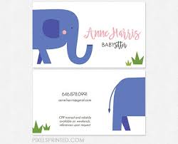 Change up the copy and font. 12 Nanny Business Cards Ideas Business Cards Nanny Cards