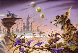 Rodney Matthews A View Over Septo City Cover Art City Prints Art