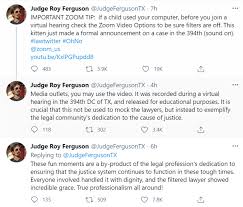 On tuesday, texas attorney rod ponton was thrust into the spotlight after he accidentally joined a virtual court hearing with a zoom cat filter applied to his face. Taxprof Blog