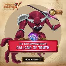 Nanatsu no taizai (the seven deadly sins) The Seven Deadly Sins Grand Cross The Ten Commandments Galland Of Truth Now Available Facebook